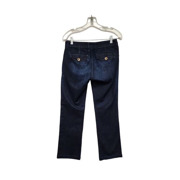 Banana Republic Denim Blue Jeans Straight Leg Girlfriend Jeans Size 27 - Picture 2 of 5